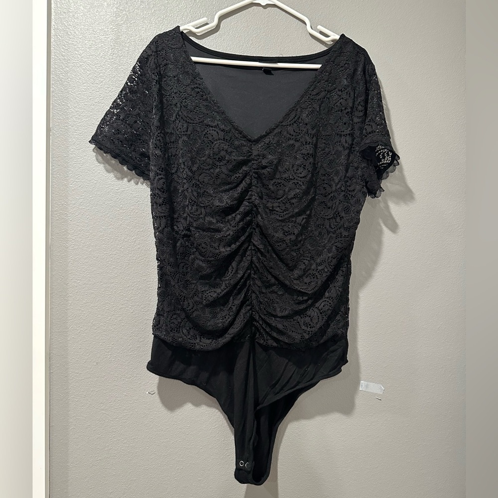 Tórrid Elegant Black Lace Women's Top 2X